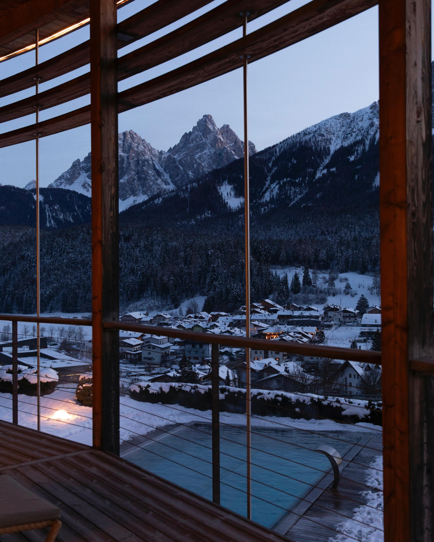 Arrival in the mountains