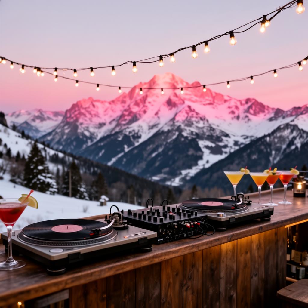 Dancing as the sun drops